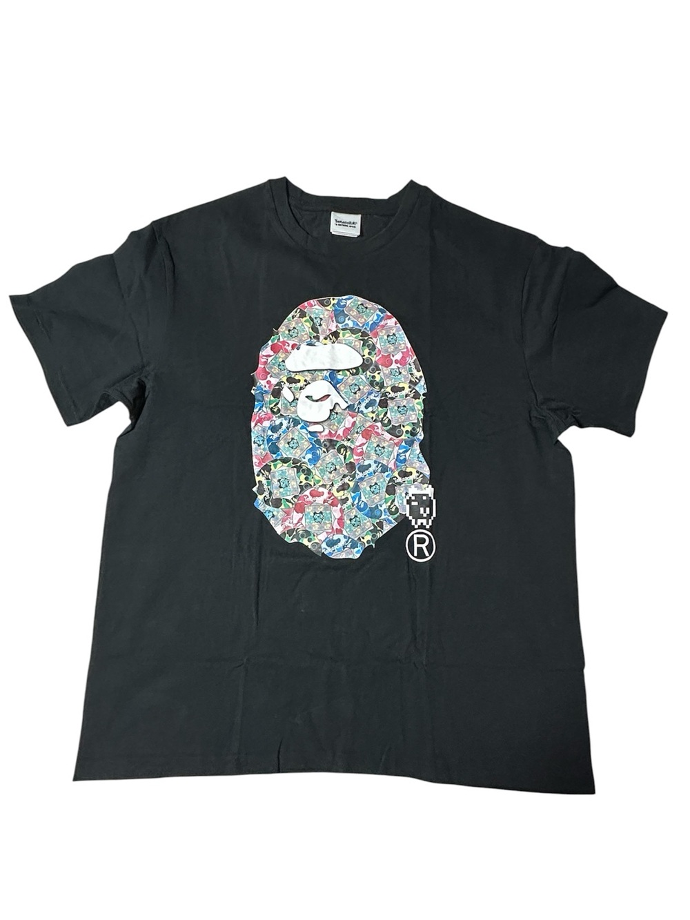 BAPE x Tamagotchi Ape Head Tee Black 2XL FW23 Rare Collab